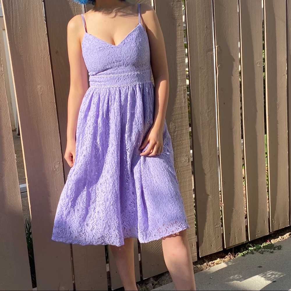 Purple dress
